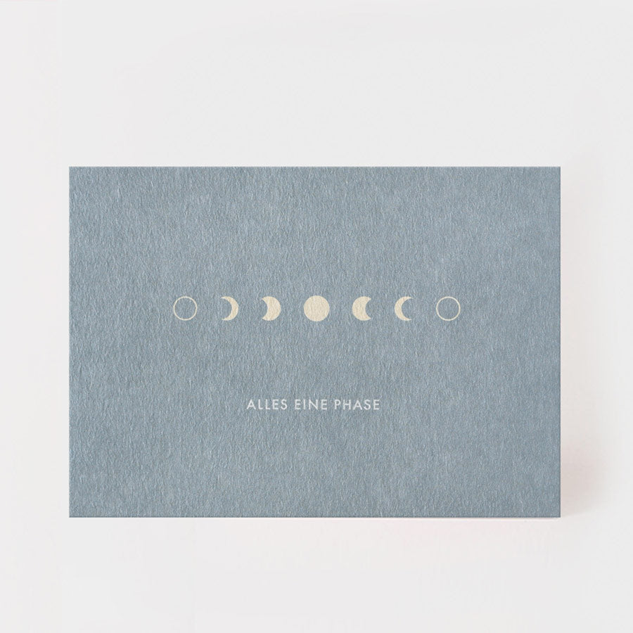 Postkarte - Alles eine Phase