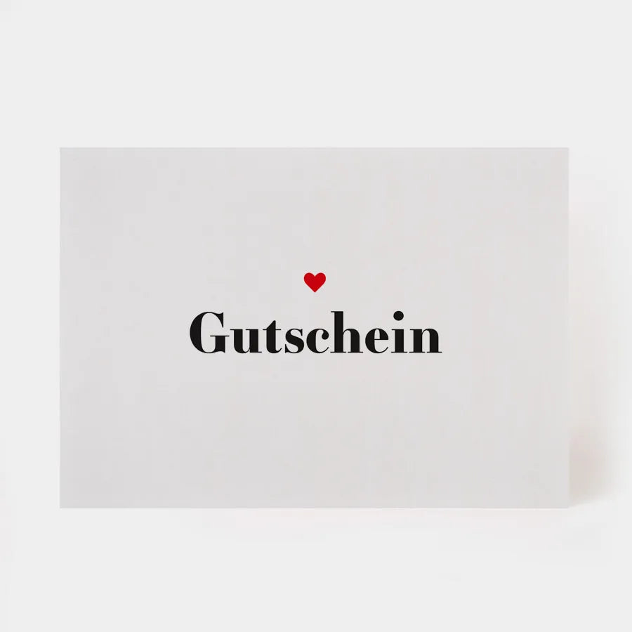 Postkarte -  Gutschein