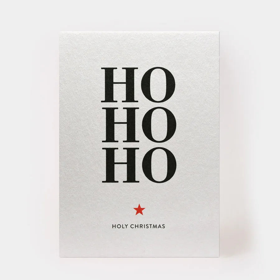Postkarte -  HO HO HO