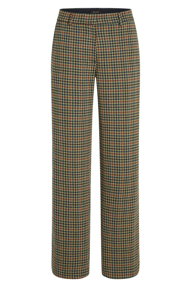 Hose - Federica Pants Vine Jacquard - Beige