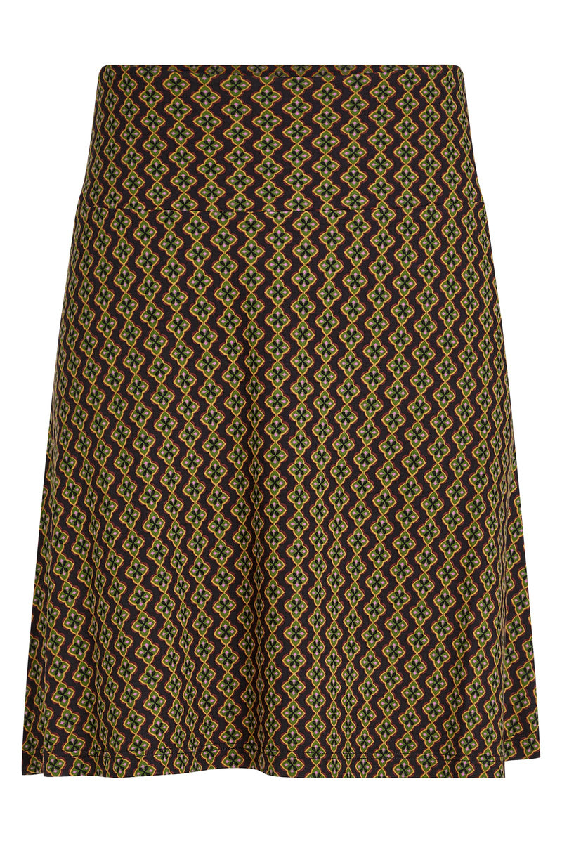 Rock - Border Skirt Turi Jersey - Black