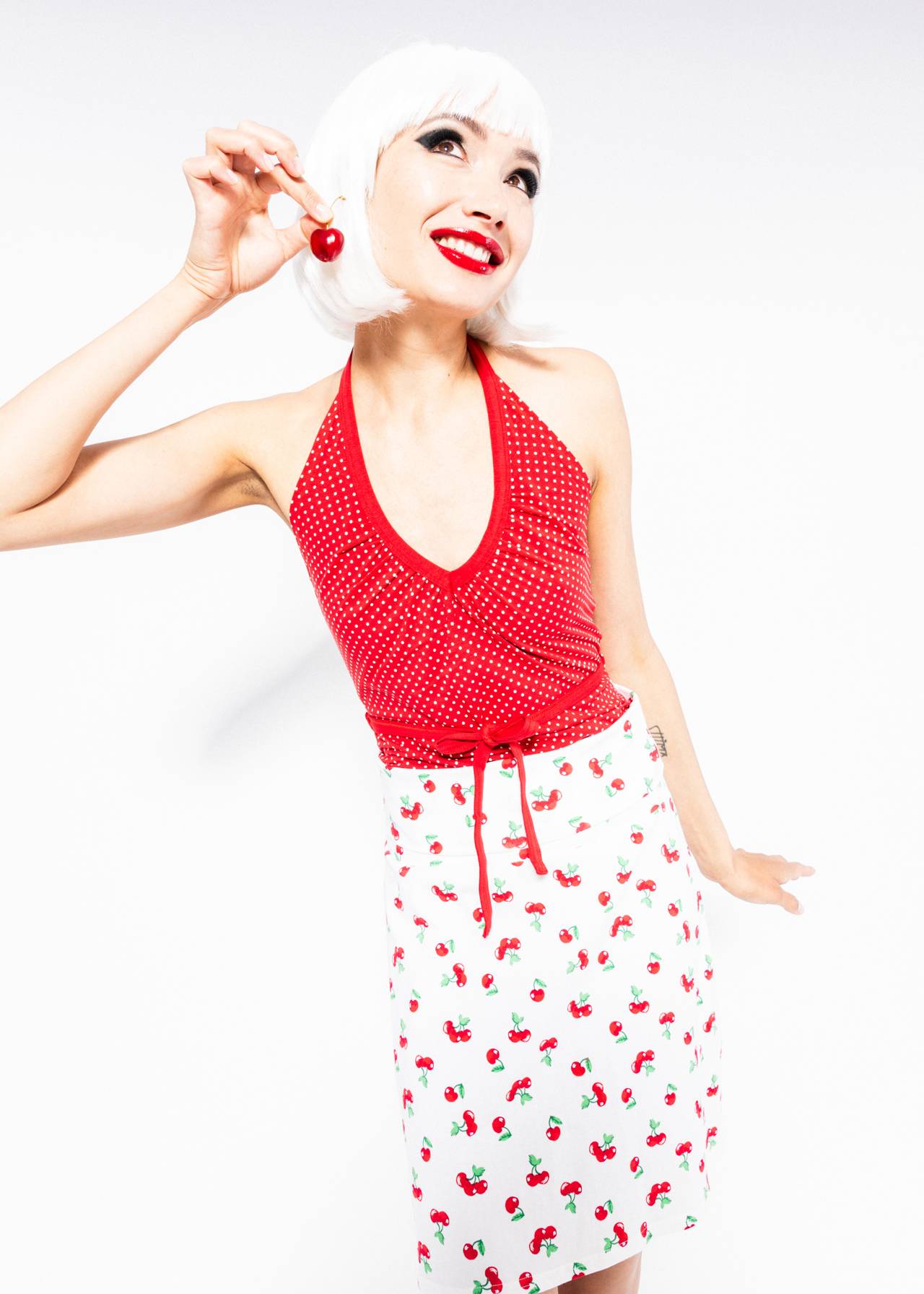 Rock - Clip Clapper - cherry print memory