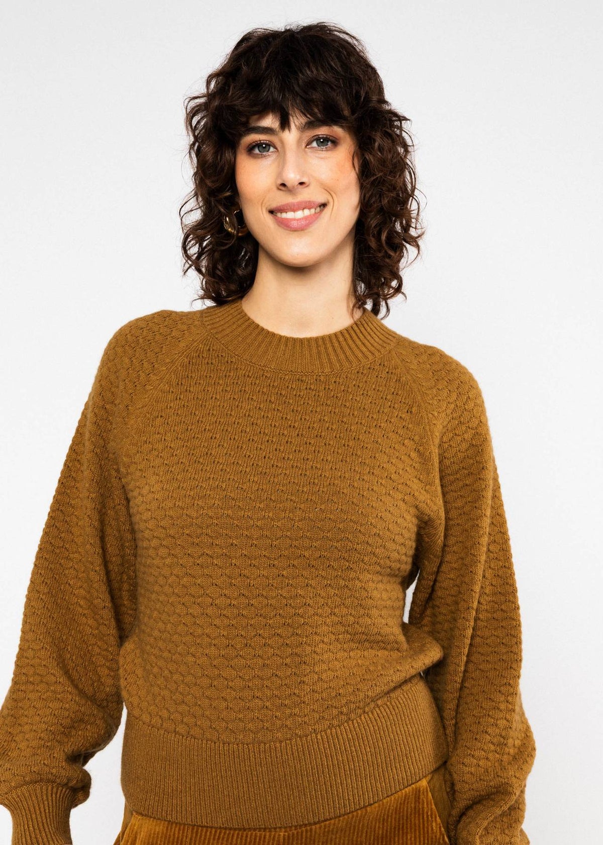 Pullover - Cosy Bubble - vintage golden knit