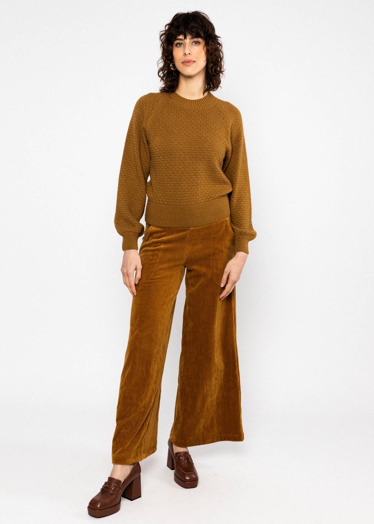 Pullover - Cosy Bubble - vintage golden knit