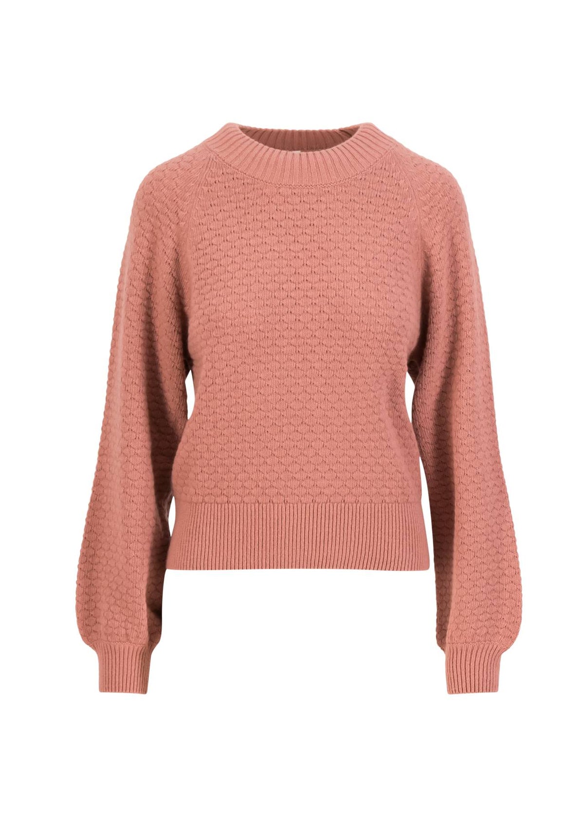 Pullover - Cosy Bubble - vintage pink knit