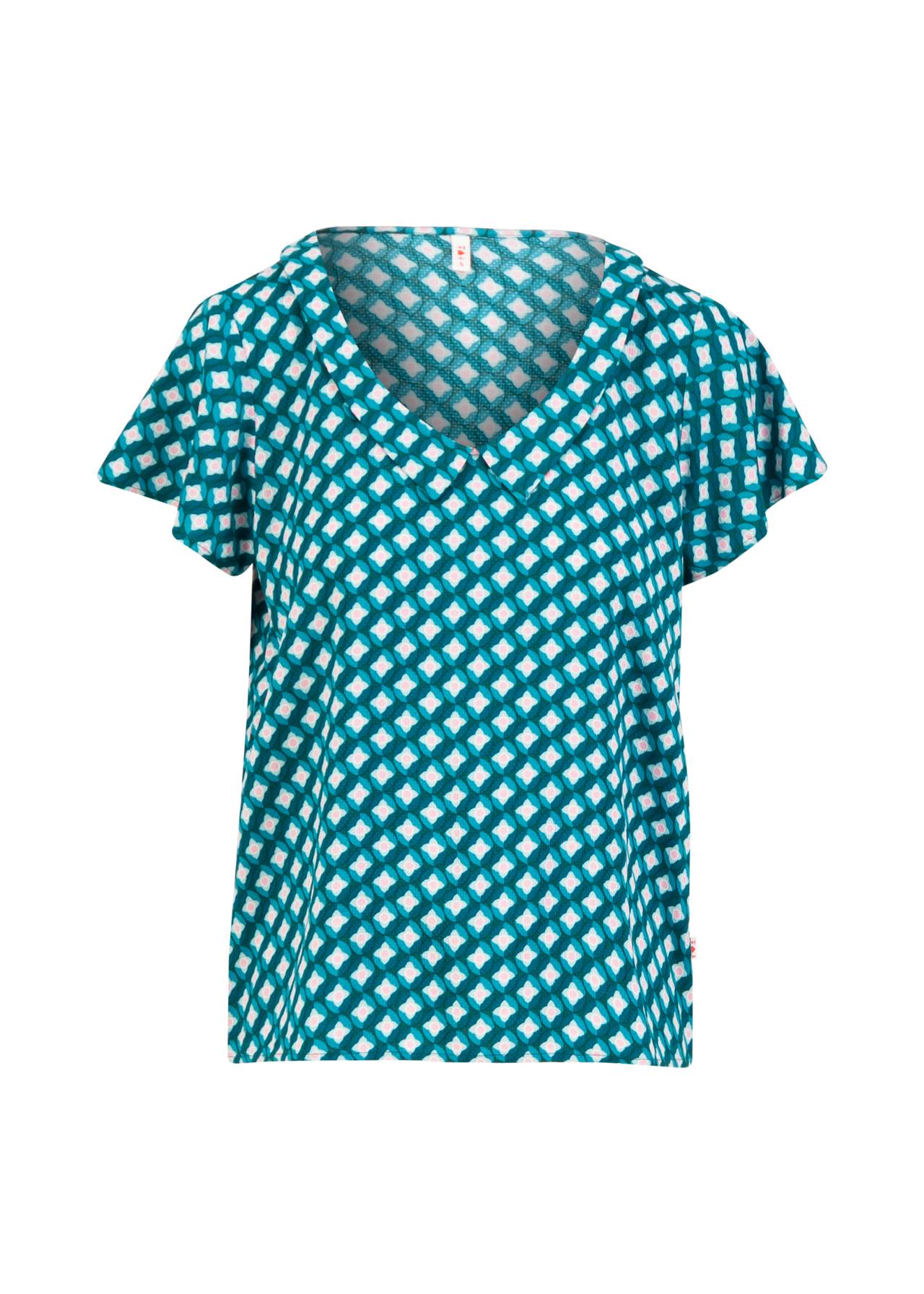 Bluse - Feed the Birds - emerald spring night