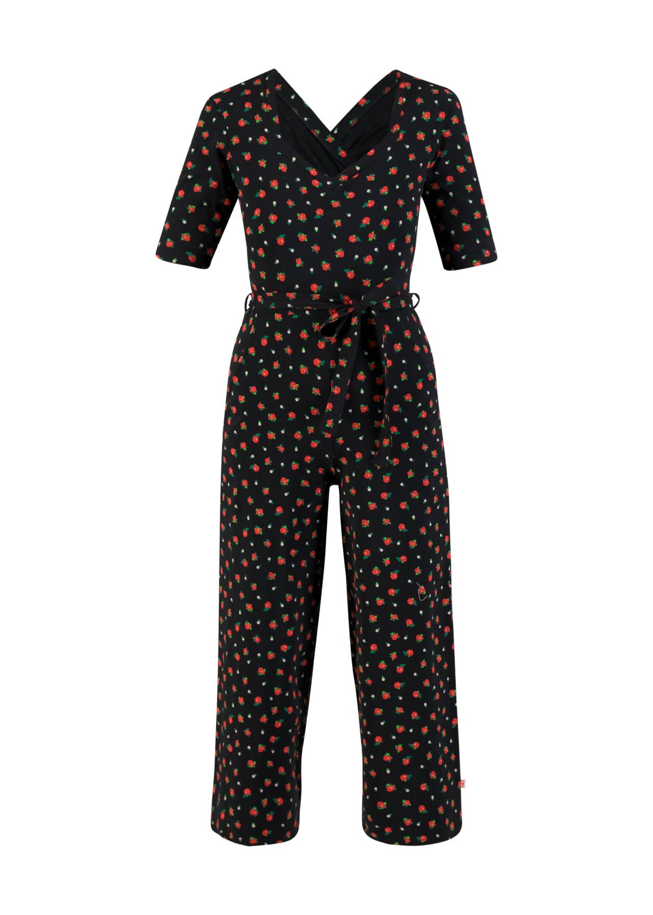 Jumpsuit - Flaming Heart Marlene - viva la rosa