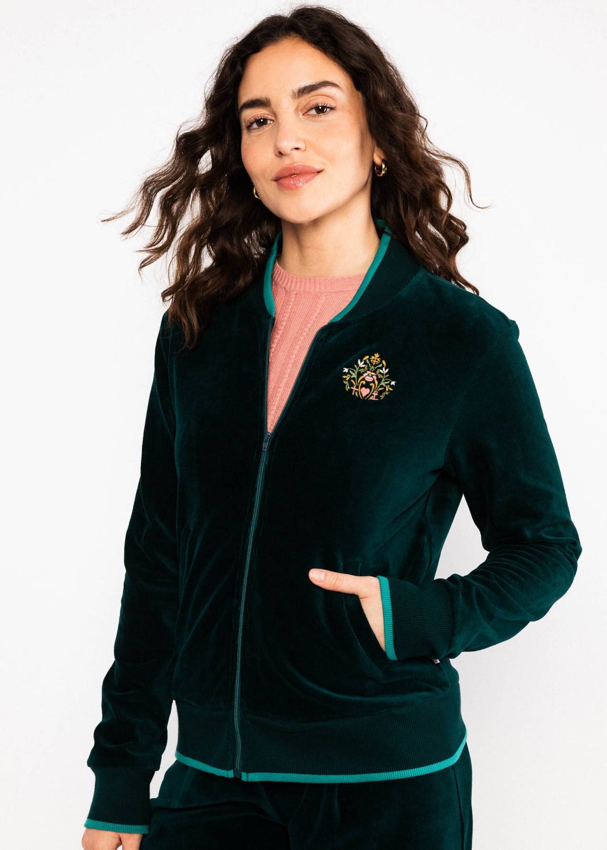 Jacke - Global Harmony Bomber - art nouveau green