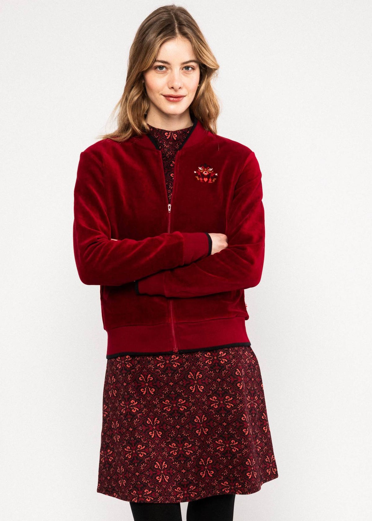 Jacke - Global Harmony Bomber - bussi baby red