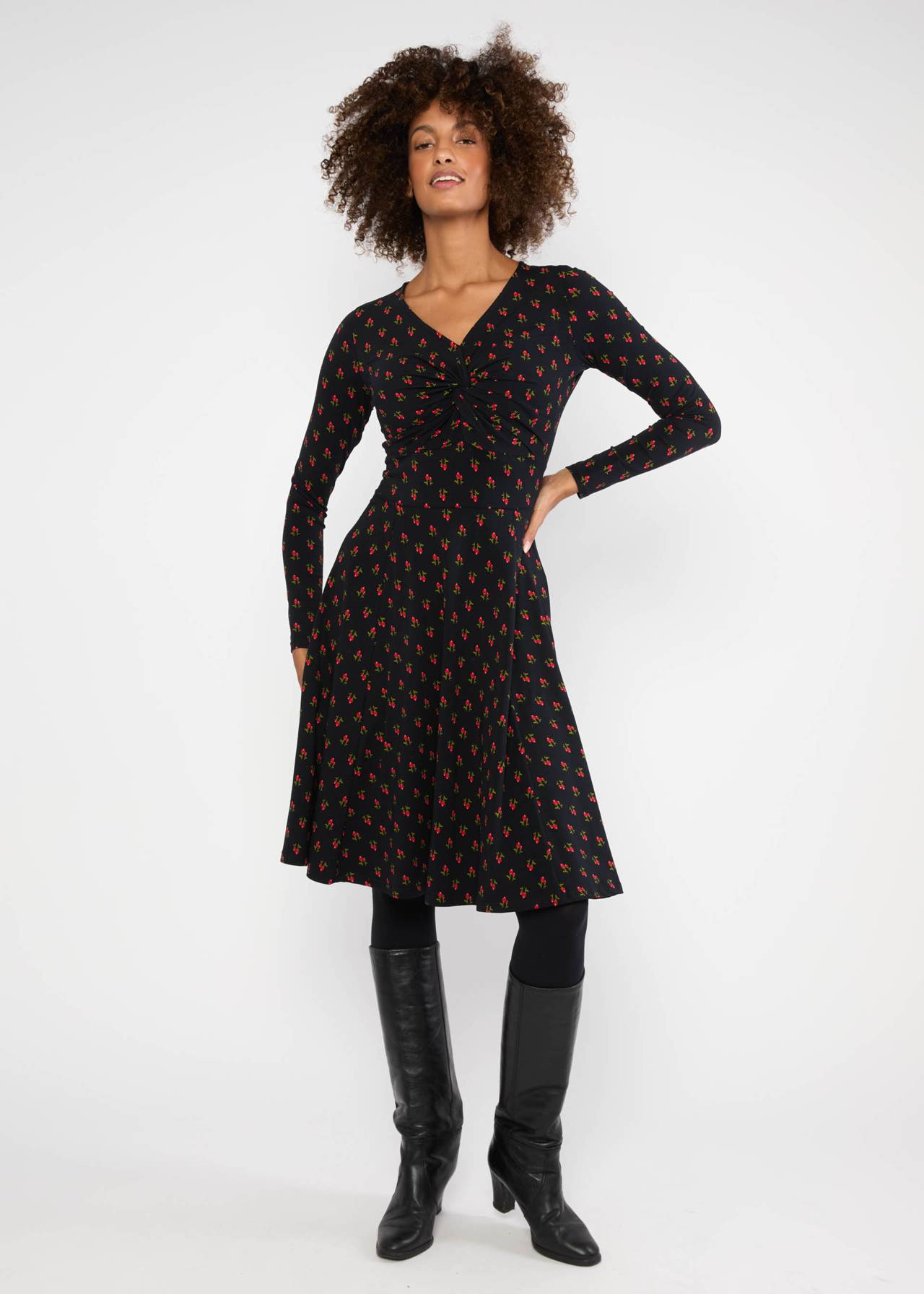 Kleid - Hot Knot - red rosehip