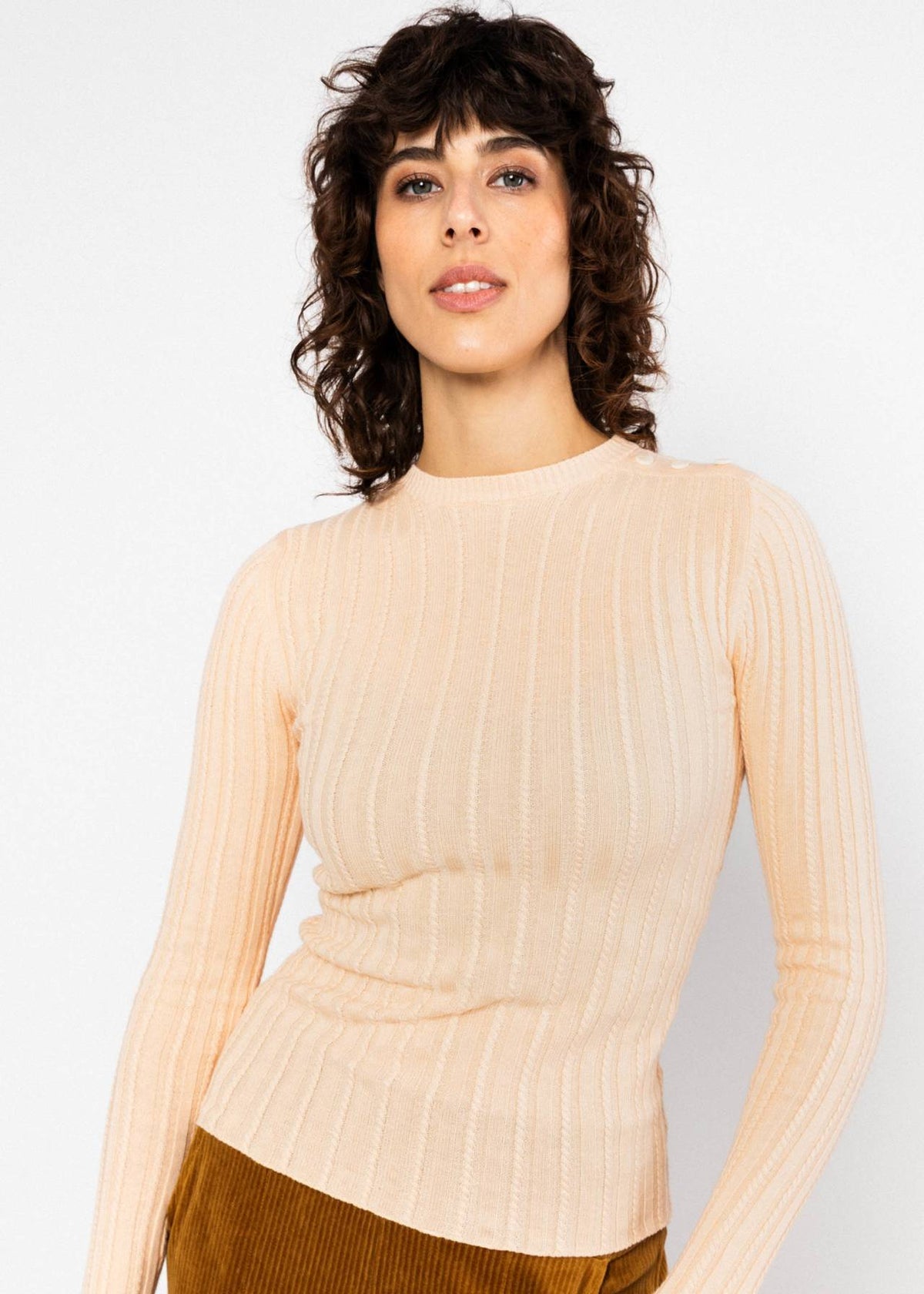 Pullover - Jazz & Chill Crew - beige dream knit