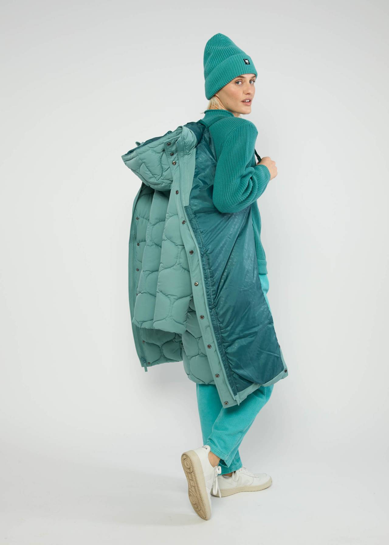 Mantel - No Down Mister - cold retro blue