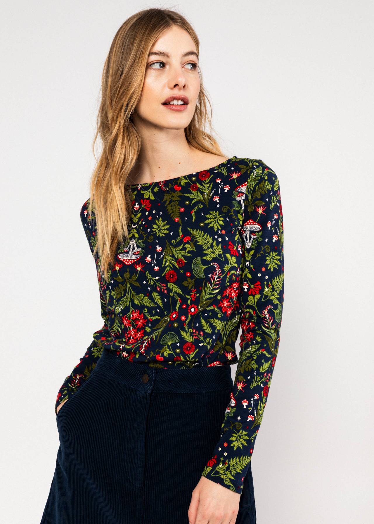 Langarmshirt - Oh Marine - dreamy mushroom carpet