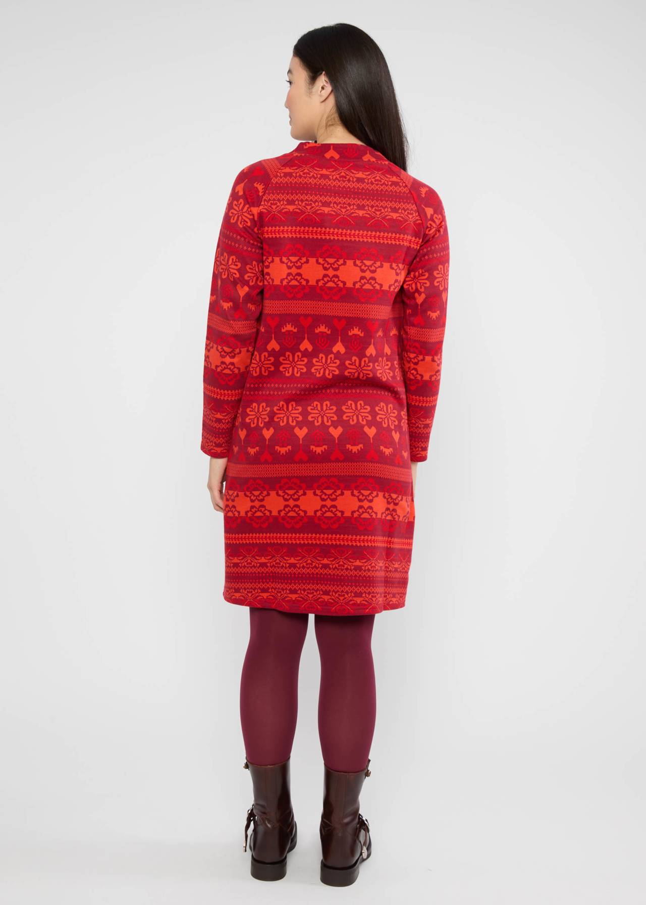 Kleid - Oh so Oslo - aprés glam red