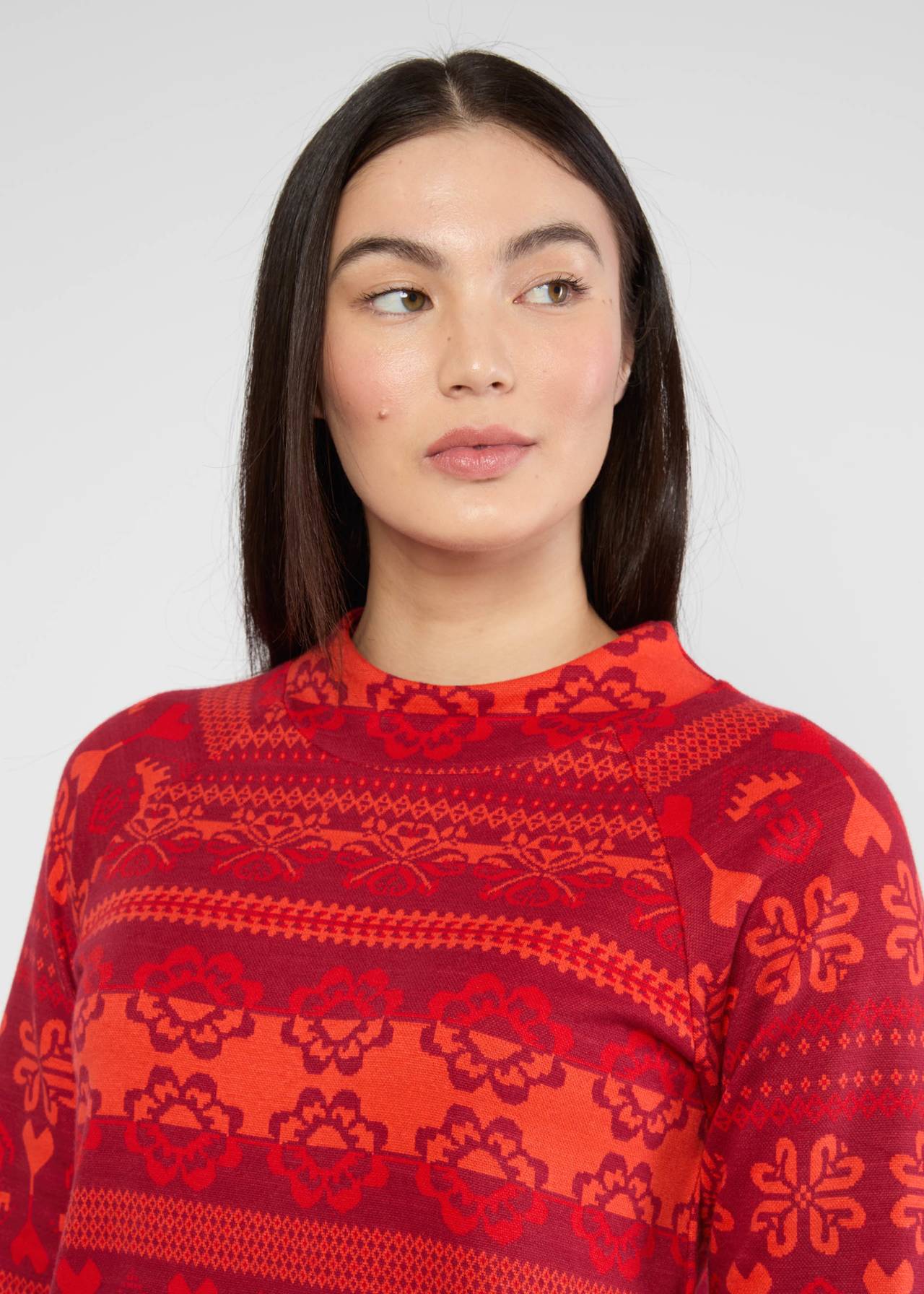 Kleid - Oh so Oslo - aprés glam red