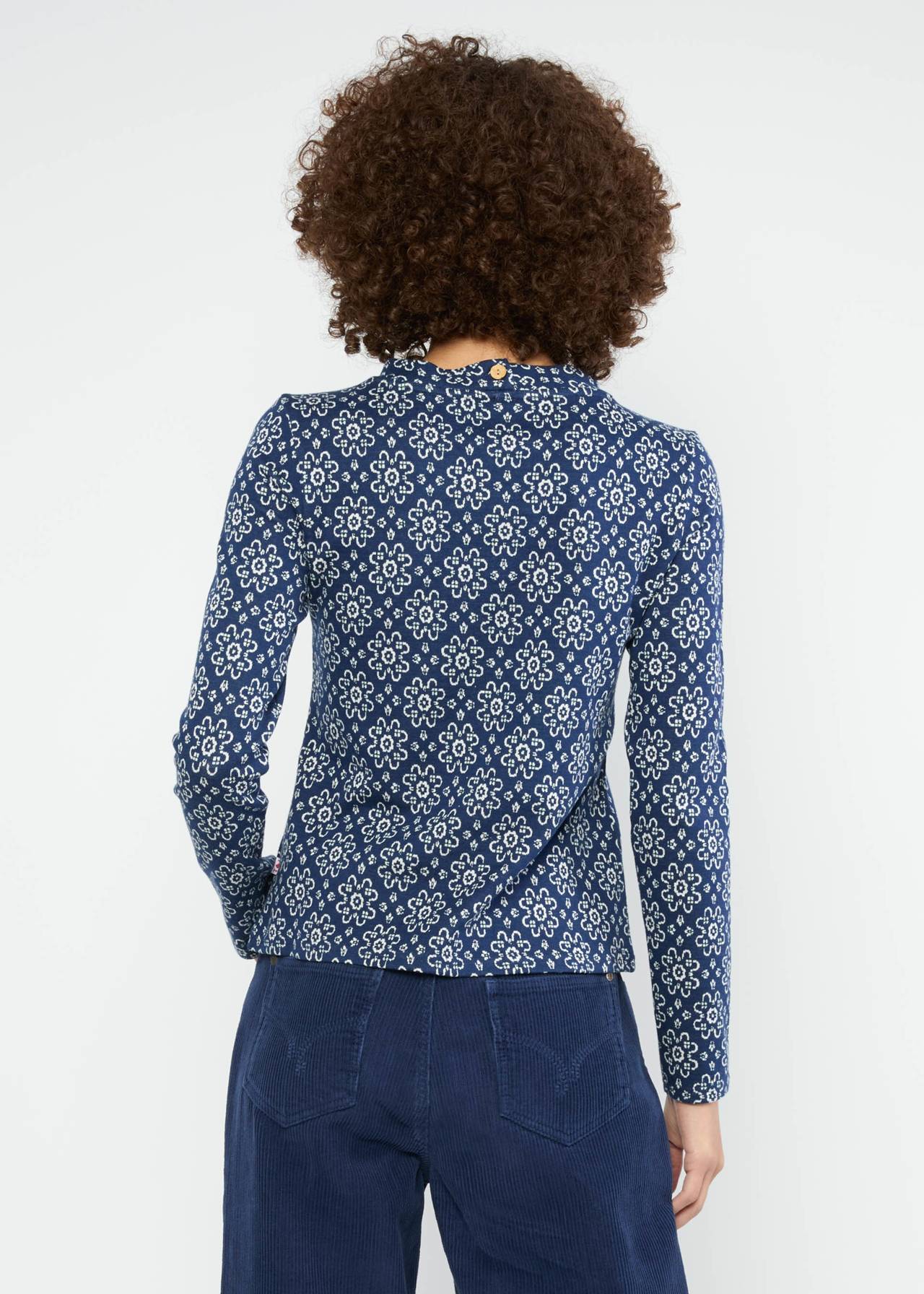 Shirt - langarm - langarm - langarm - Safe and Warm Turtle - alpine rose jacquard