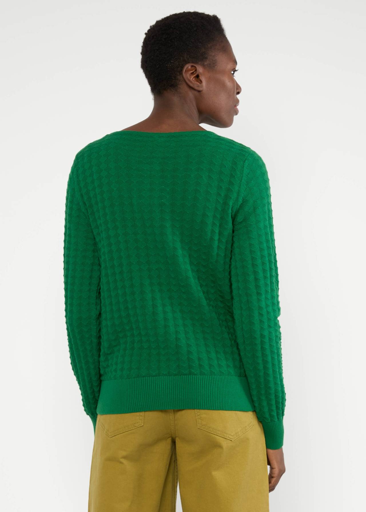 Strickjacke - Save the Brave - boogie green knit