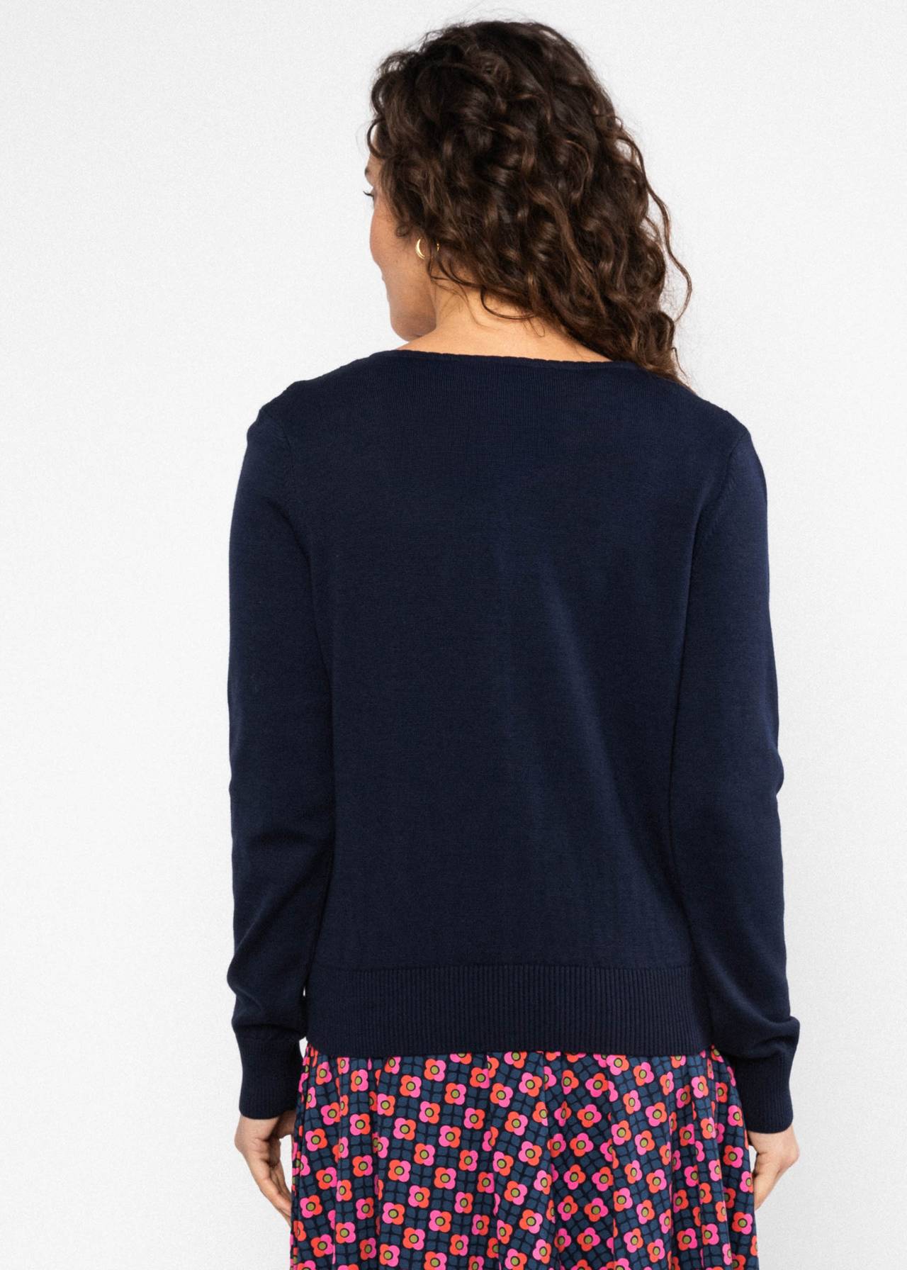 Strickjacke - Save the Brave - folklore blue knit