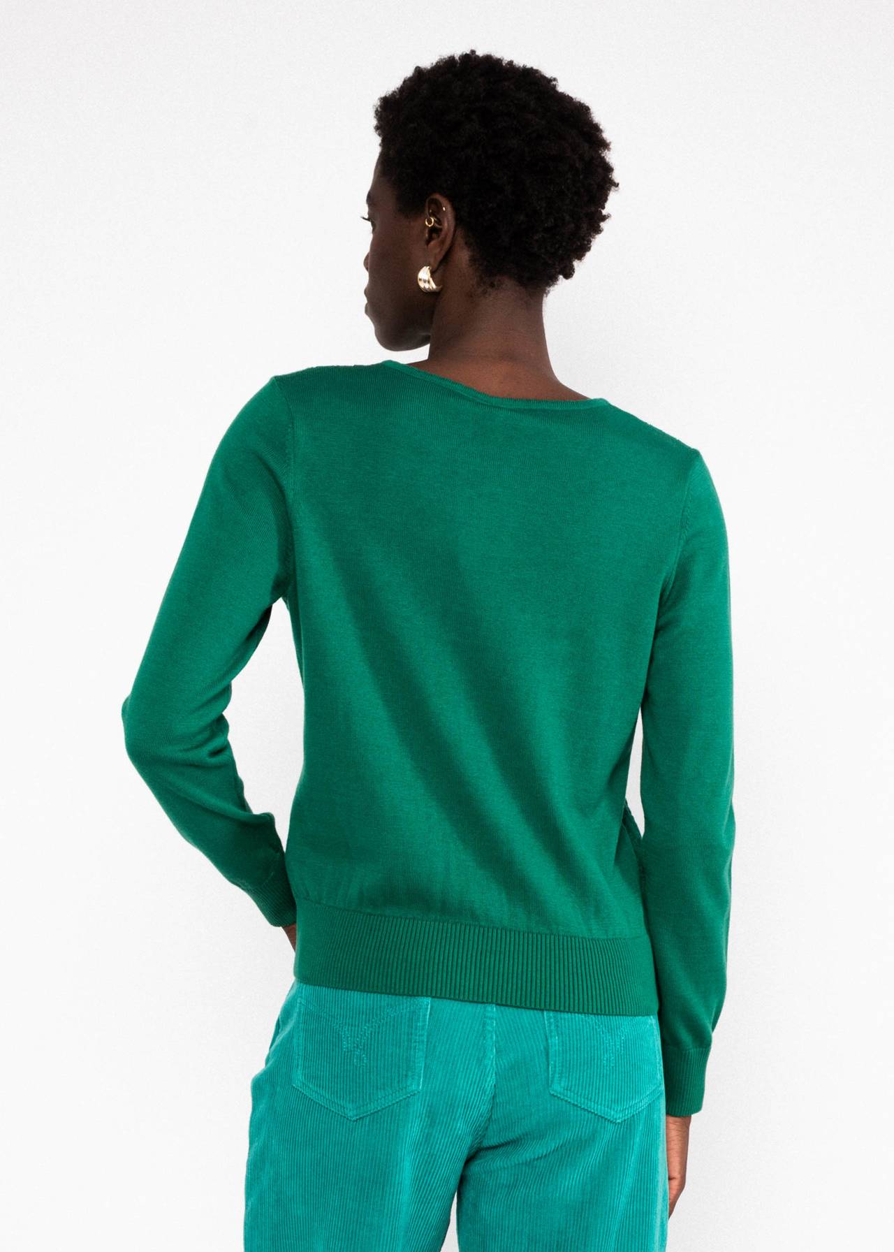 Strickjacke - Save the Brave - folklore green knit