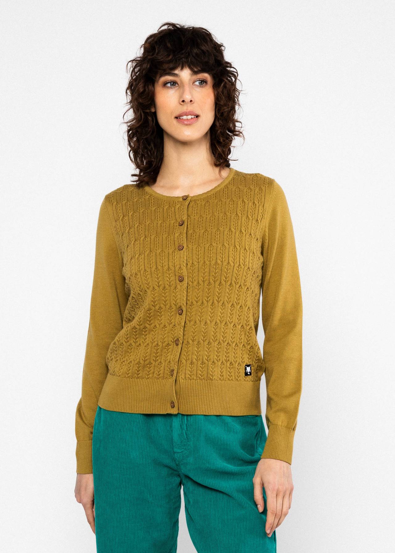 Strickjacke - Save the Brave - folklore light yellow