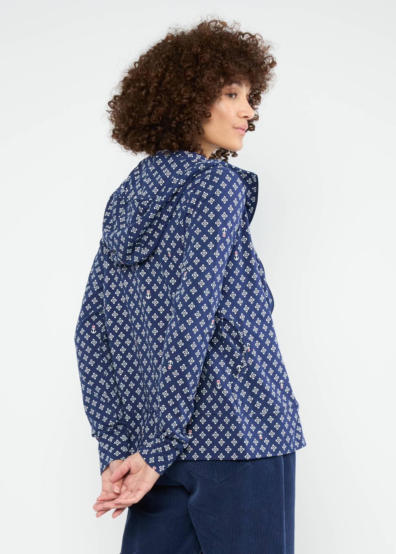 Jacke - Scuba Duba zip up - cute little anchor