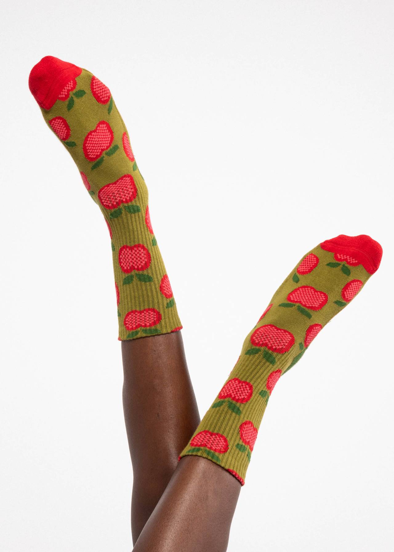 Socken - Sensational Steps - kiss me apple socks