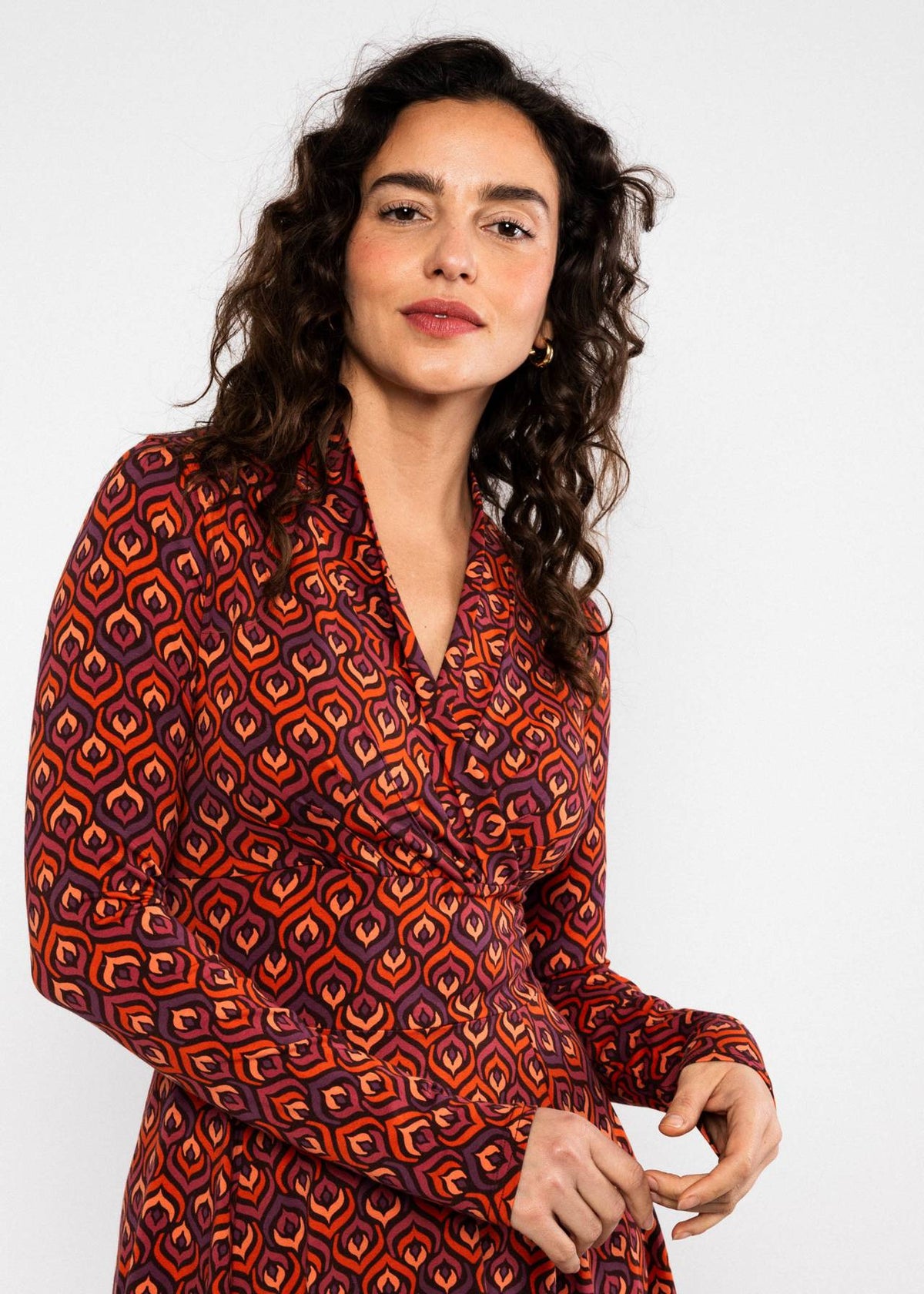 Kleid - Shalala Tralala Shawl - retro glow