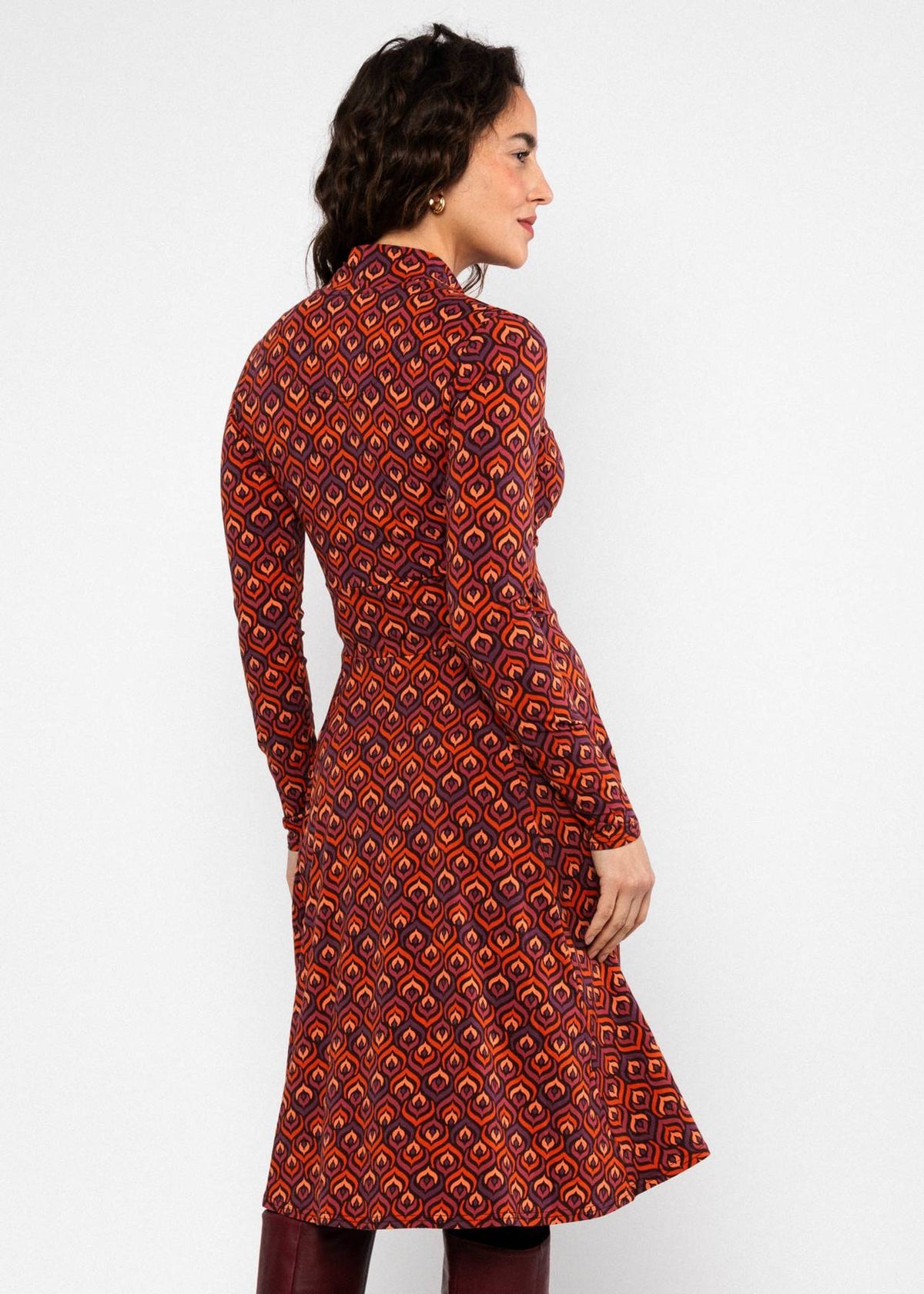 Kleid - Shalala Tralala Shawl - retro glow