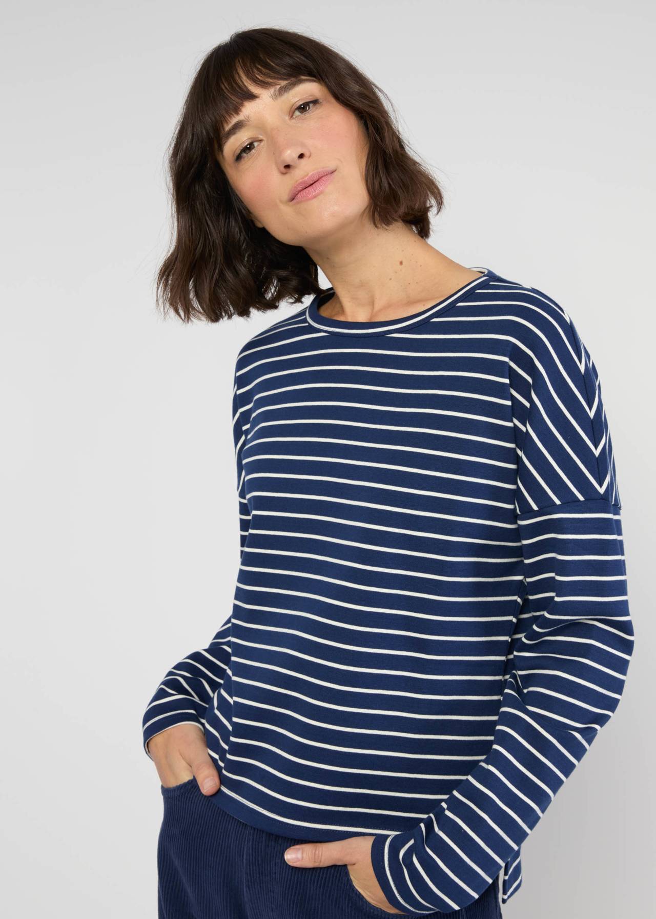 Shirt - langarm - langarm - langarm - Stereo Rainbow Crew - ahoy, sailor blue stripes
