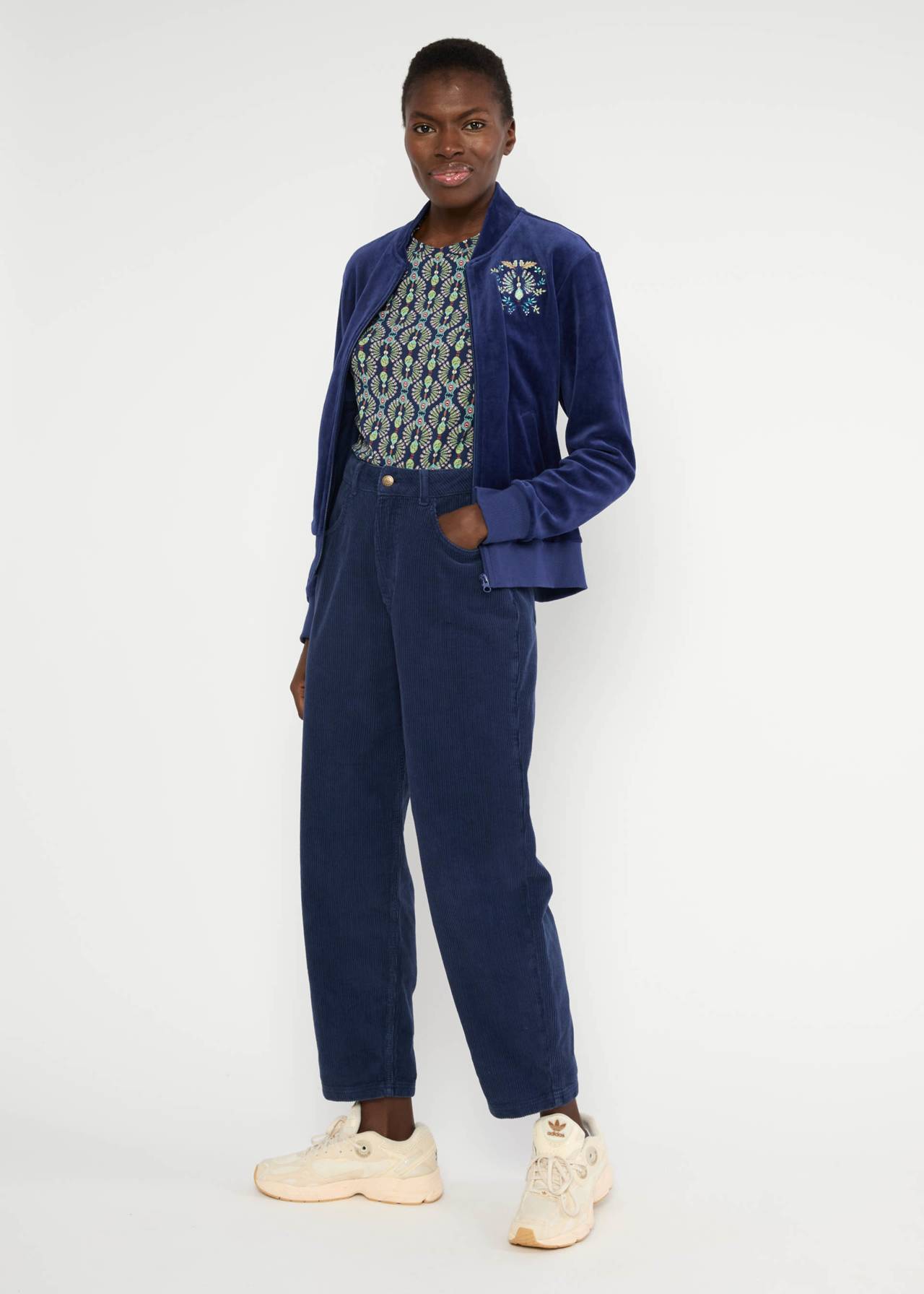 Jacke - Velvet Harmony Bomber - indigo depths blue