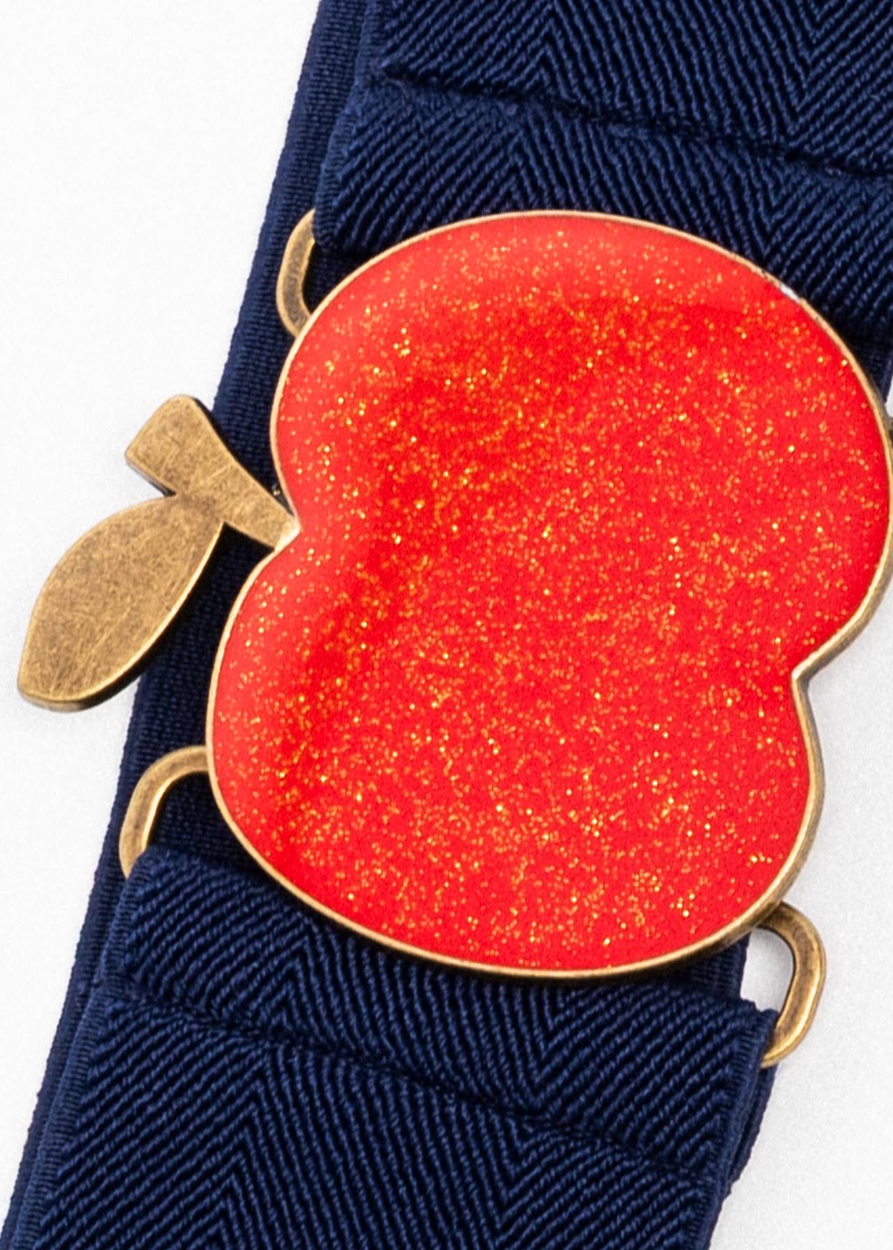 Accessoire - Apple Love - blue belt apple love