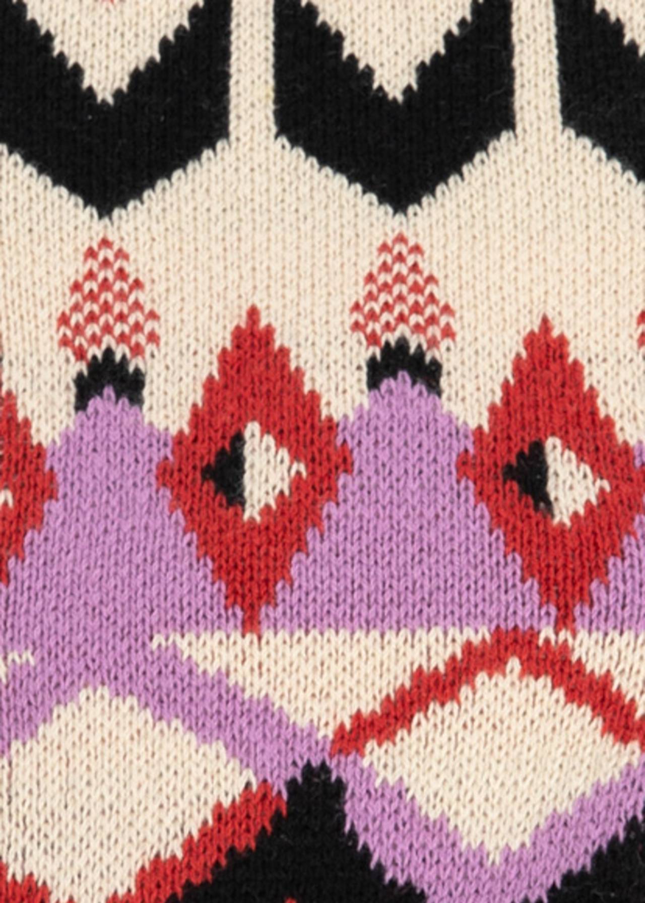 Handschuhe - Hand on Heart - fair isle gloves black