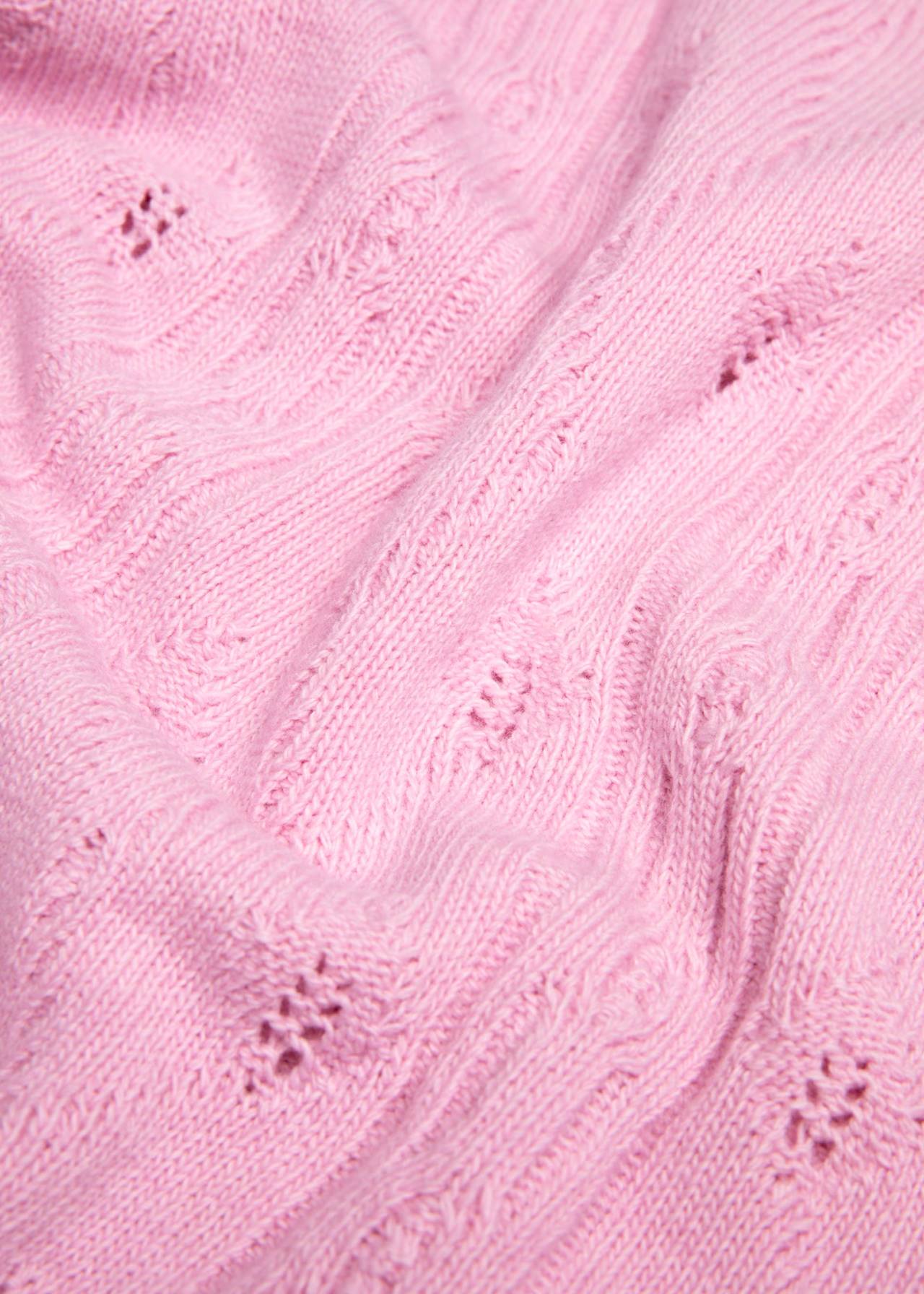 Strickjacke - Fine Craft Cocoon - soft cold pink