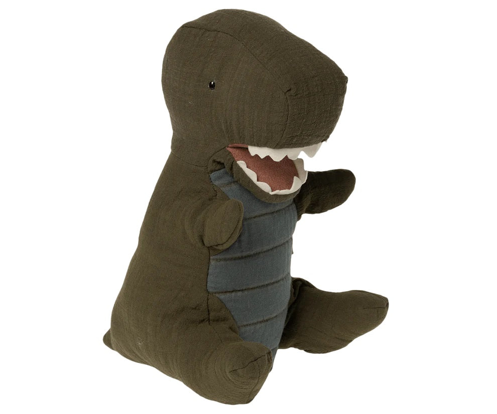 Handpuppe - Kuscheltier - Dino Ganto-Rex - grün