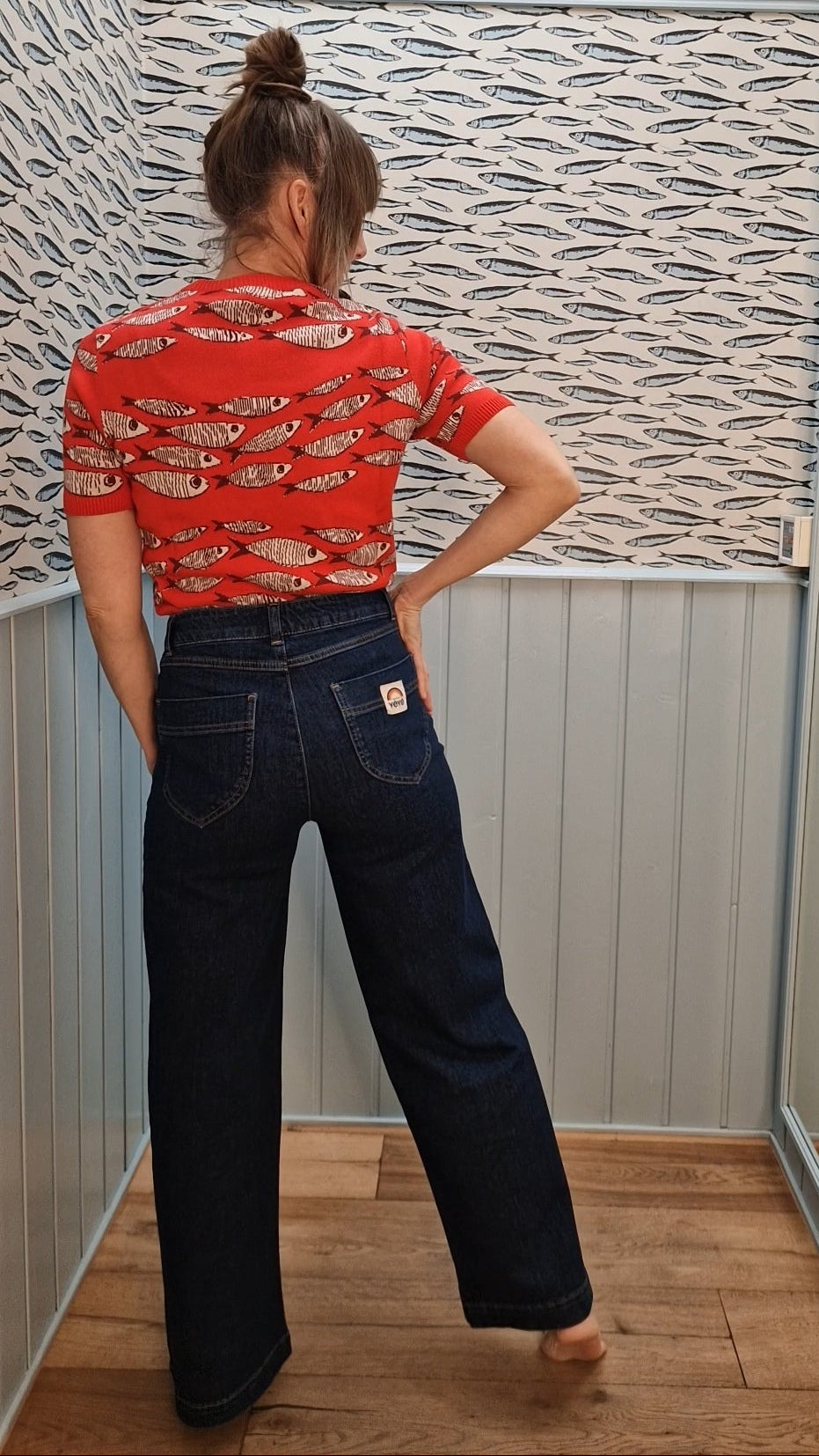 Pullover - Fish S/S Knit