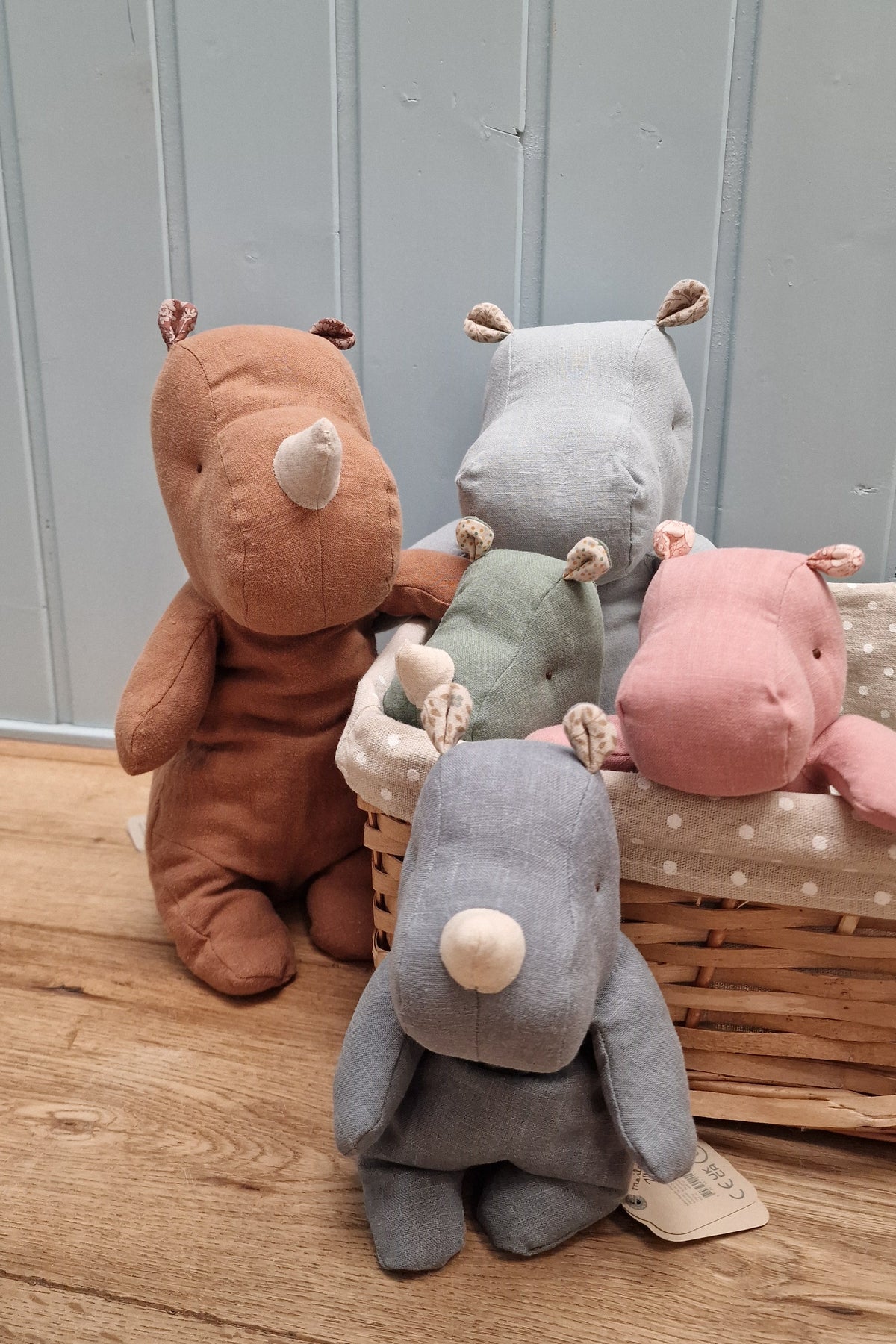 Kuscheltier - Safari Friends - Nashorn - Klein - Staubblau