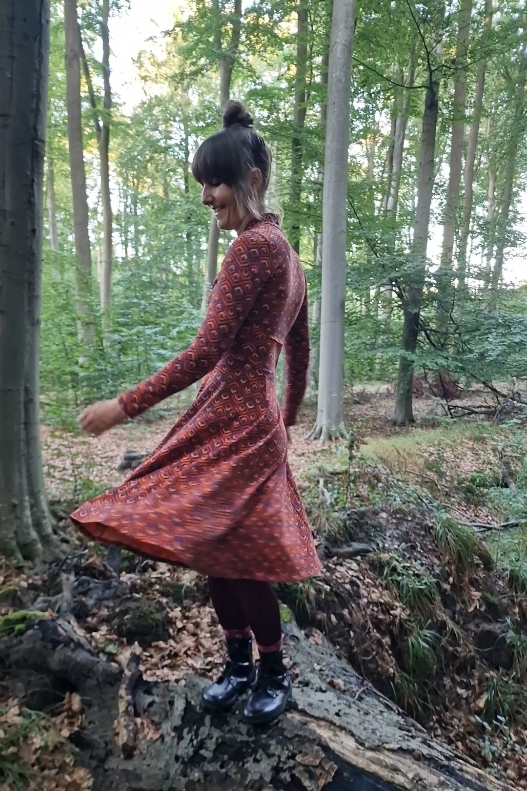 Kleid - Shalala Tralala Shawl - retro glow