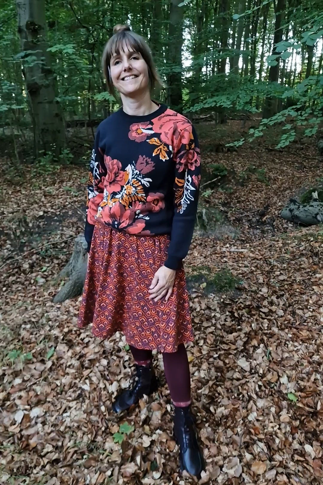 Pullover - Cosy Storyteller - golden flower