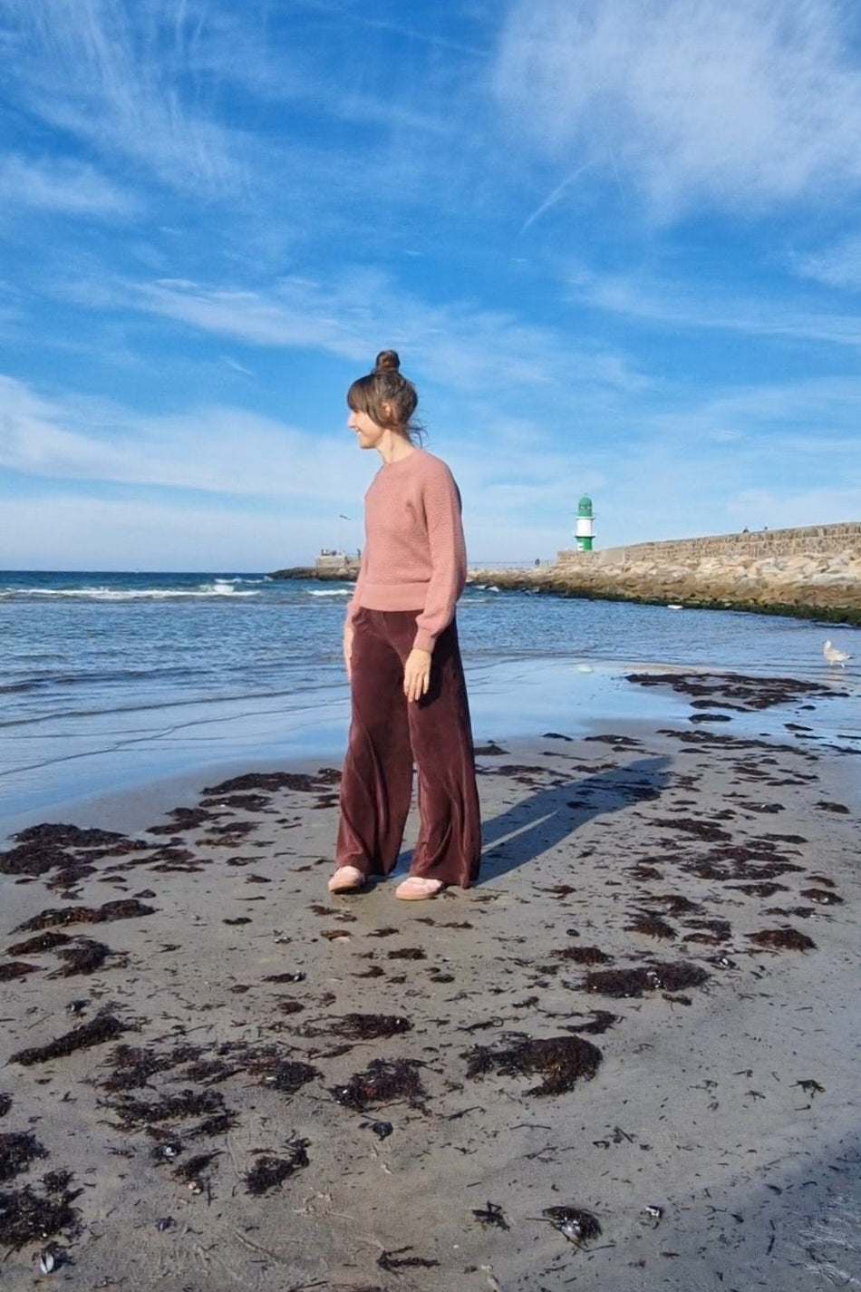 Pullover - Cosy Bubble - vintage pink knit