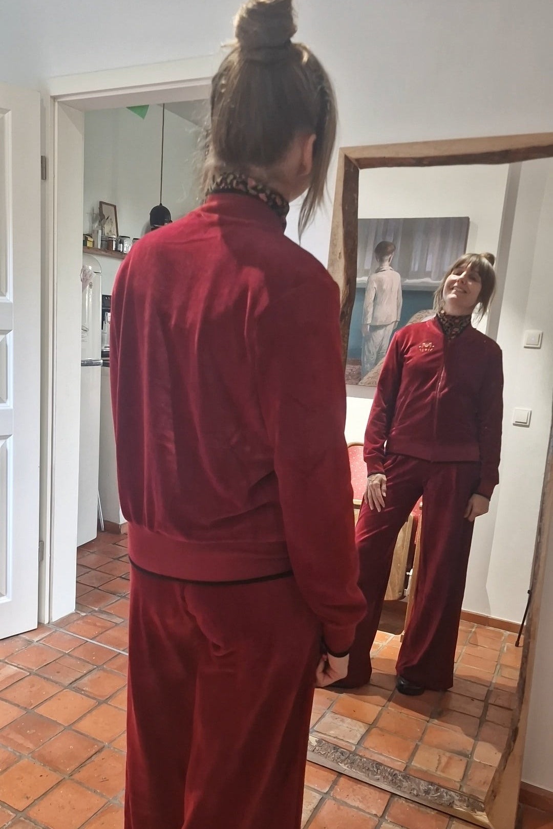 Jacke - Global Harmony Bomber - bussi baby red