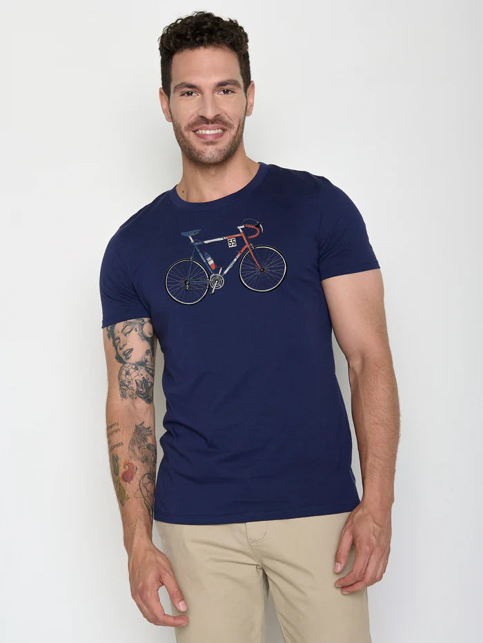 T-Shirt - Bike Jacques - Guide/T-Shirt/GOTS - Navy
