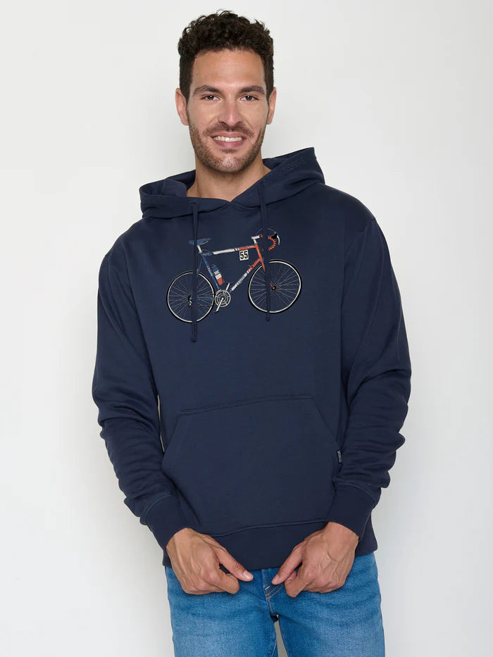 Pullover - Bike Jacques - Joy/Hoodie/GOTS - Navy