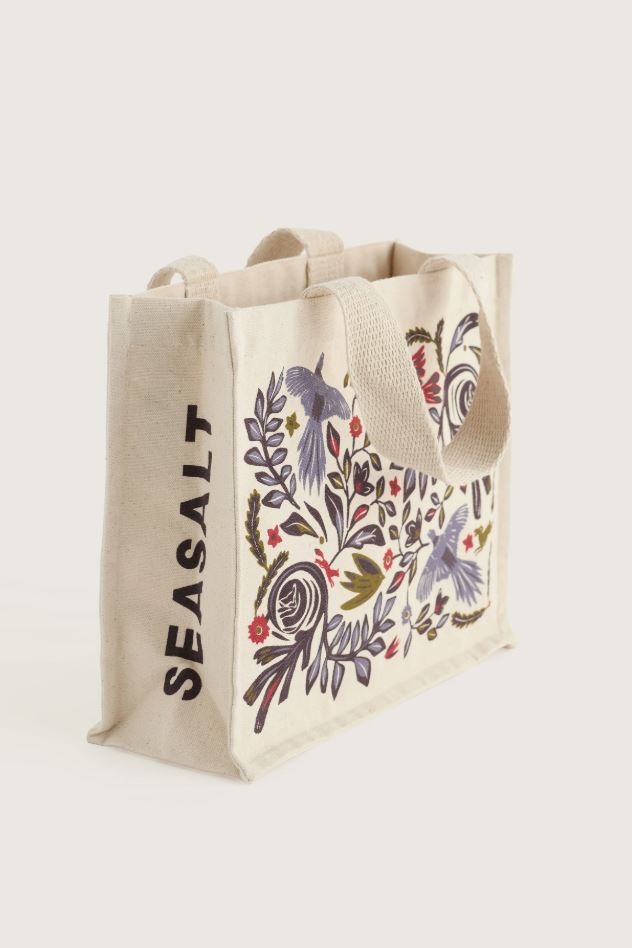 Tasche - Canvas Cute Bag - Folky Scene Dark Hellebore