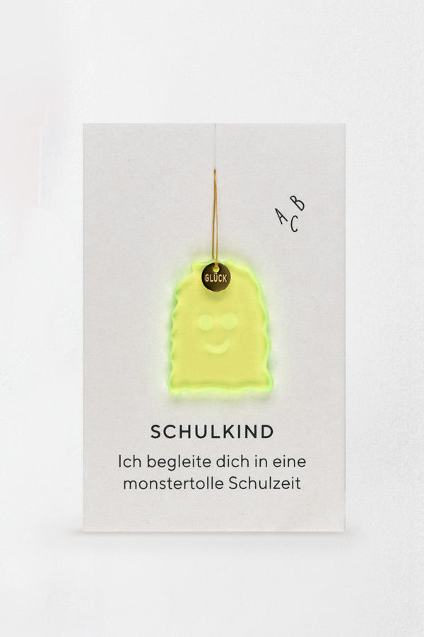 Glücksanhänger - Schulkind - Monster