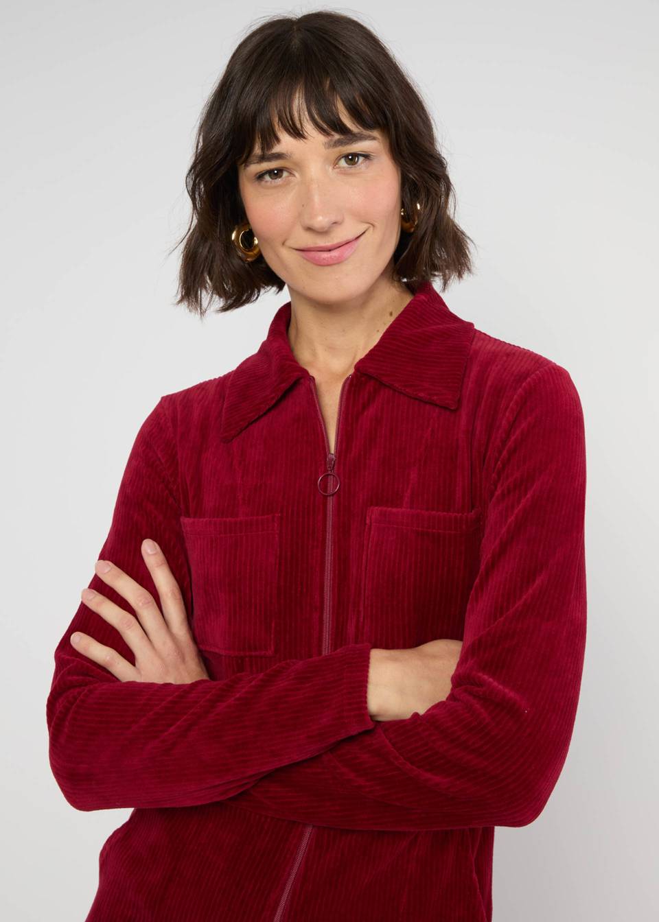 Jumpsuite - Jolly Molly - fine needle red