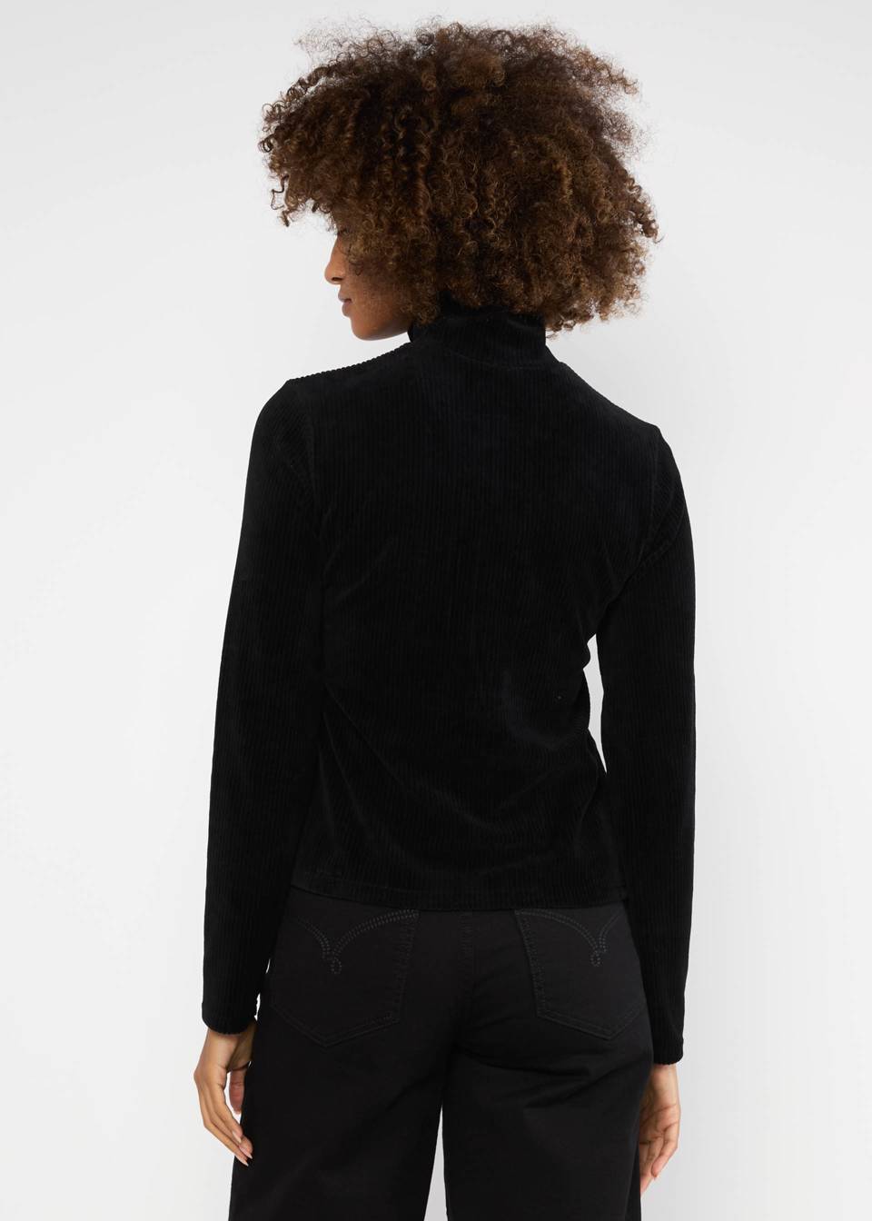 Langarm- Shirt - Jolly Troyer - fine needle black