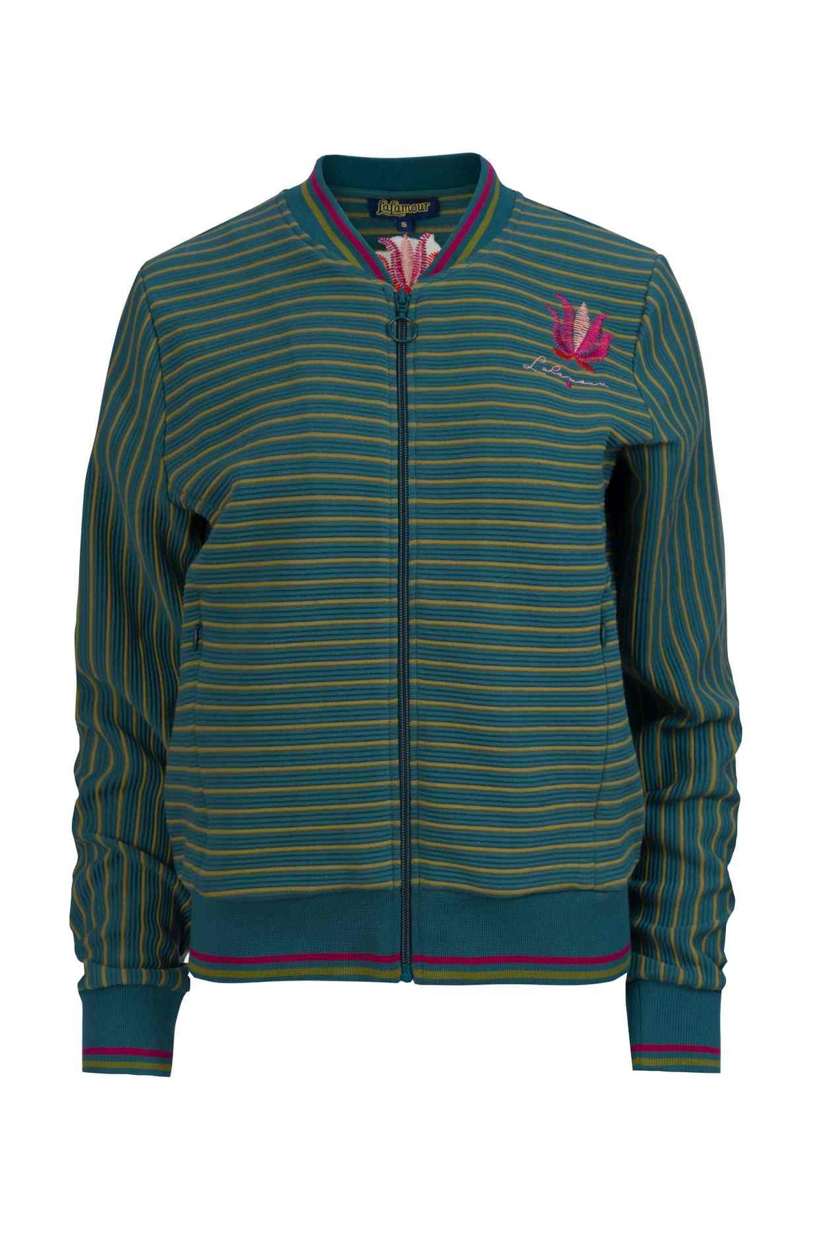 Jacke - Nora Bomber Ottoman Stripe - Mediterranea