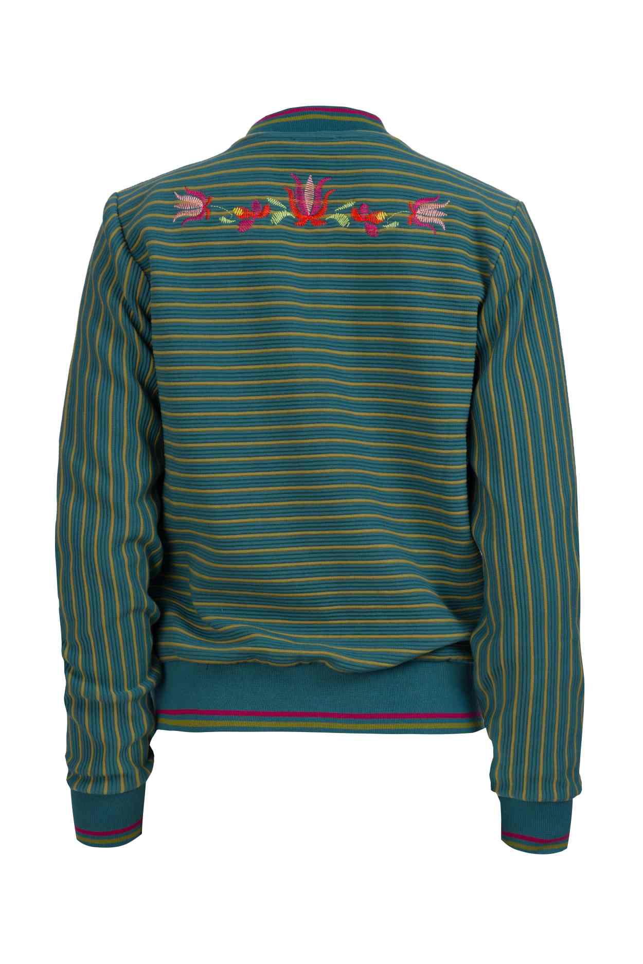 Jacke - Nora Bomber Ottoman Stripe - Mediterranea