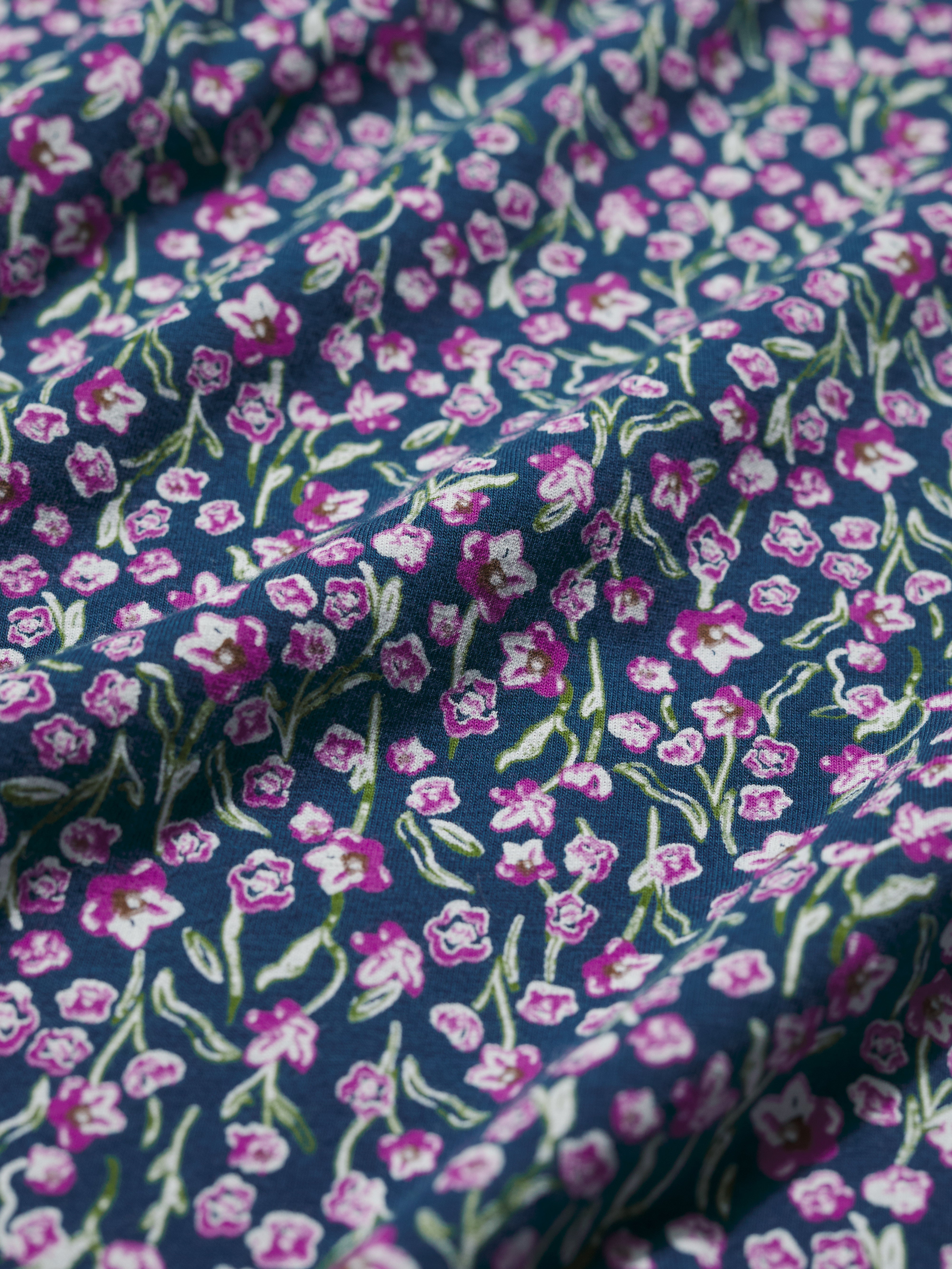 Kleid - April Dress - Flax Flower Bright Orchid