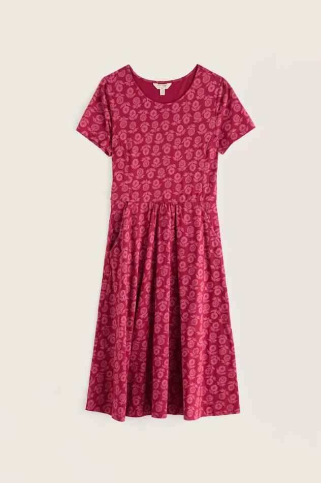 Kleid - S/S April Dress - Marigold Sketch Rosa